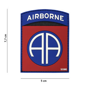 airborne patch embleem pvc